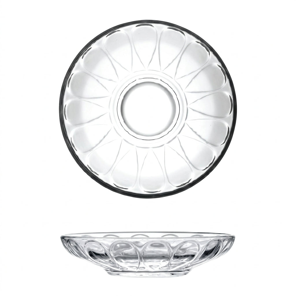PASABAHCE BASIC SOUS TASSE RONDE diamètre: 10,2cm x6 PCS