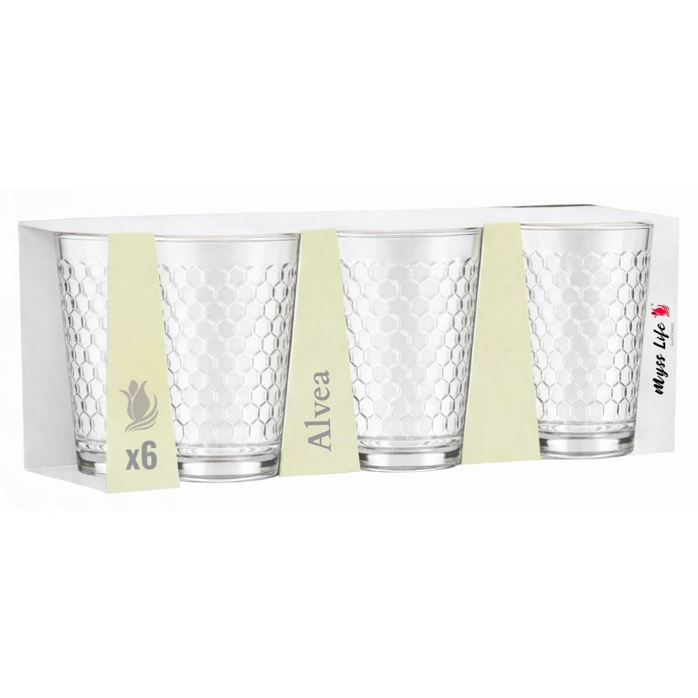 MYSS LIFE VERRE A EAU ALVEA x6 PCS