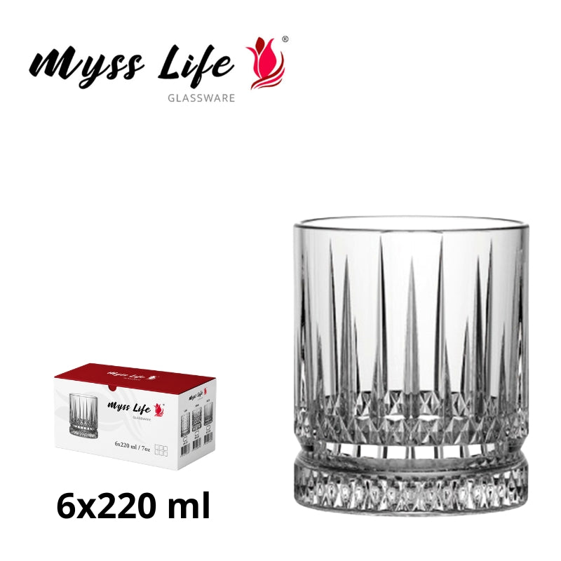 MYSS LIFE ARVEN VERRE DESIGN COURT 6x220 ML