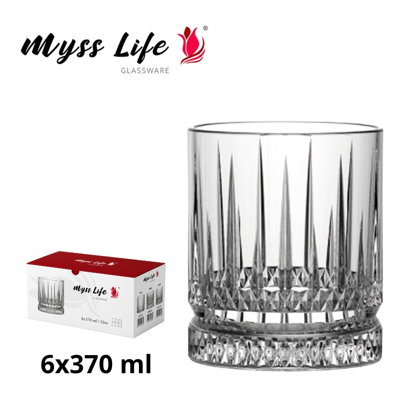 MYSS LIFE ARVEN VERRE DESIGN COURT 6x370 ML