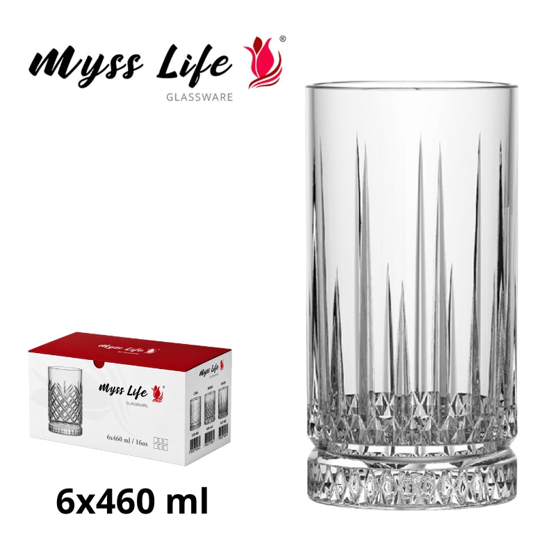 MYSS LIFE ARVEN VERRE DESIGN LONG 6x460 ML