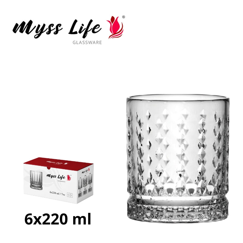 MYSS LIFE LARA VERRE DESIGN COURT 6x220 ML