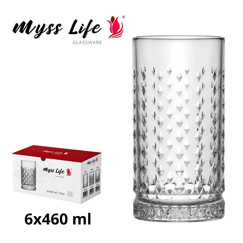 MYSS LIFE LARA VERRE DESIGN LONG 6x460 ML