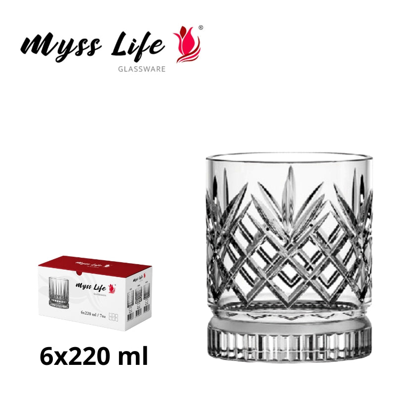 MYSS LIFE MIRAN VERRE DESIGN COURT 6x220 ML