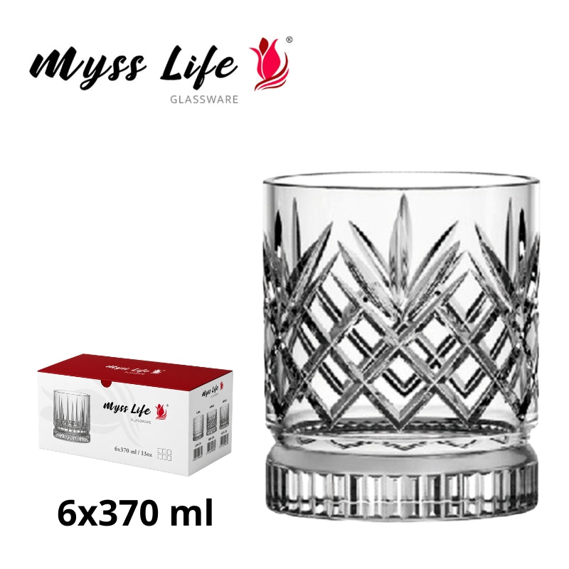 MYSS LIFE MIRAN VERRE DESIGN COURT 6x370 ML