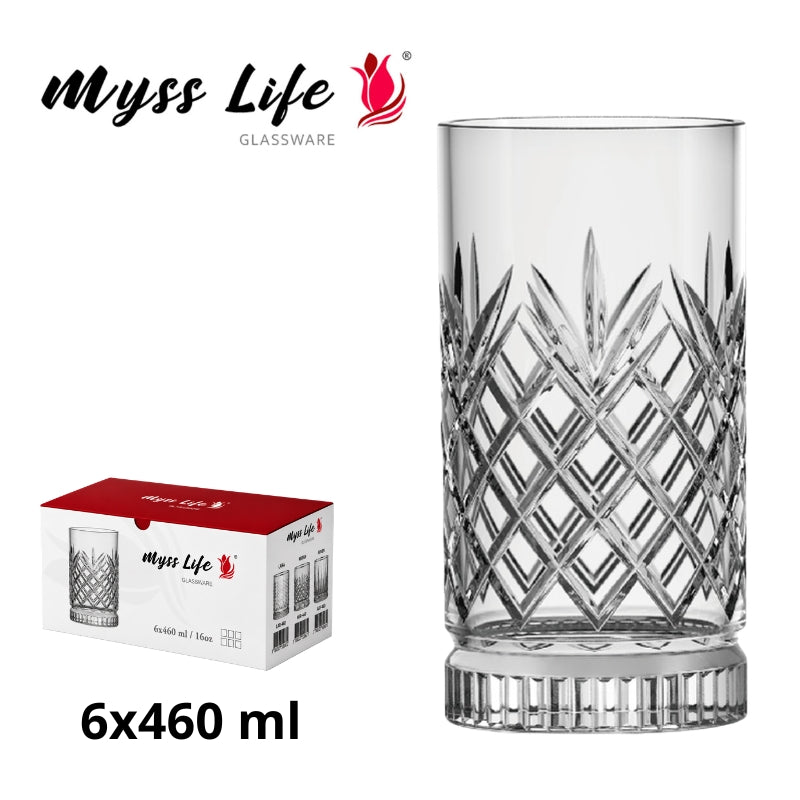 MYSS LIFE MIRAN VERRE DESIGN LONG 6x460 ML