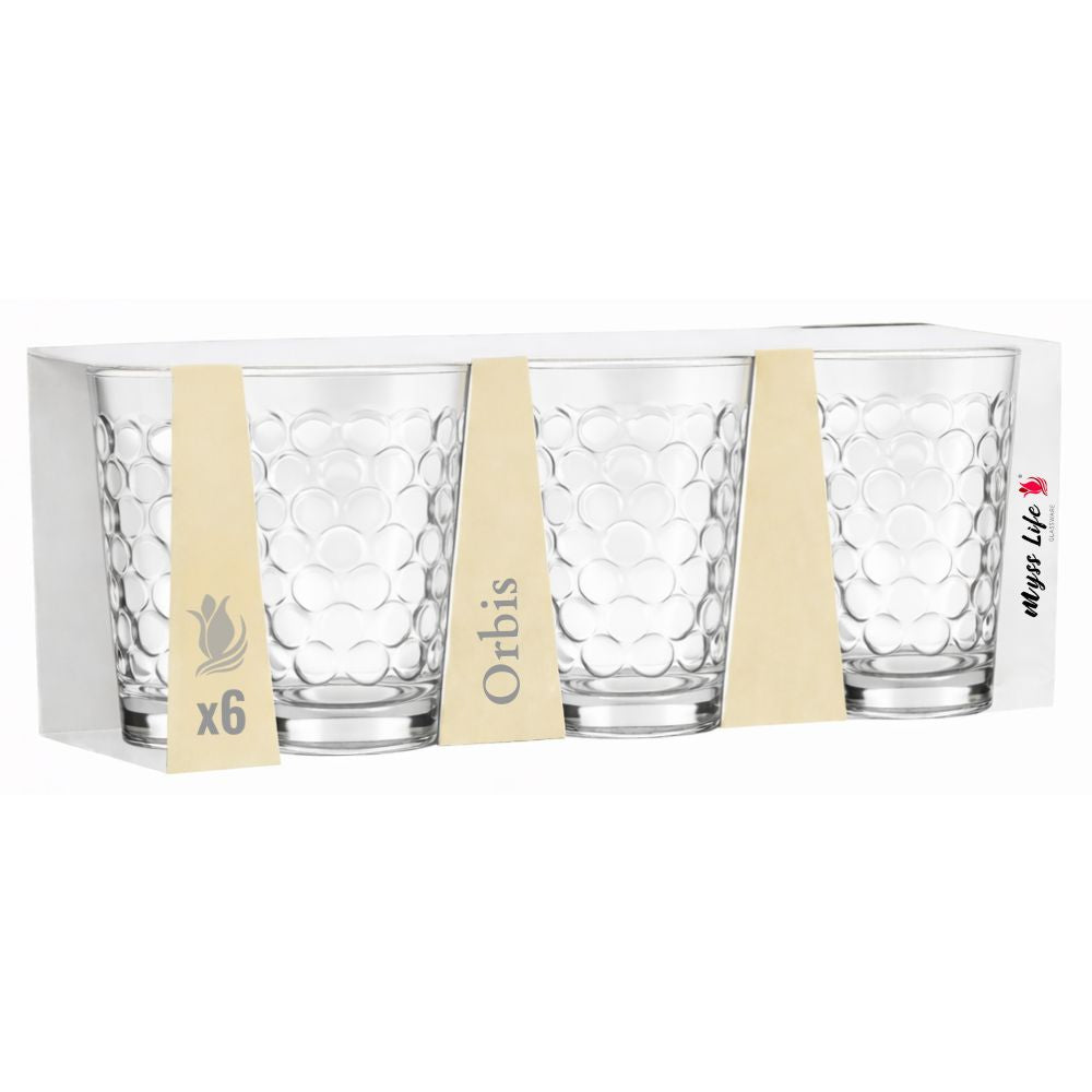 MYSS LIFE VERRE A EAU ORBIS x6 PCS