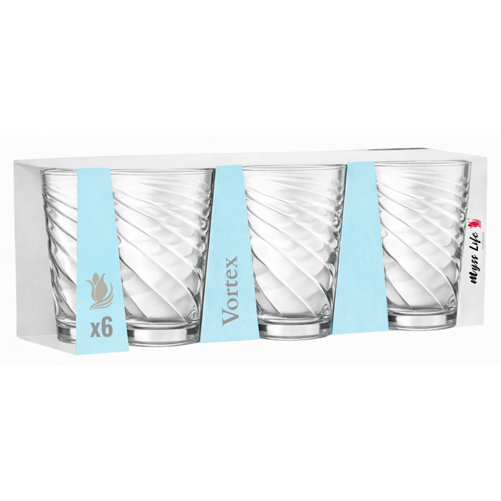 MYSS LIFE VERRE A EAU VORTEX x6 PCS